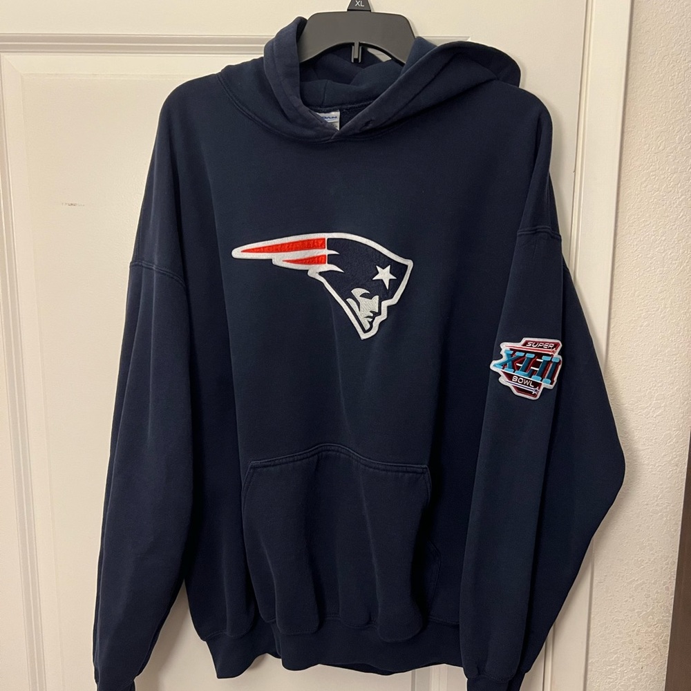 Vintage Patriots Hoodie Superbowl 42